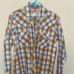 Wrangler Pearl Snap Button up